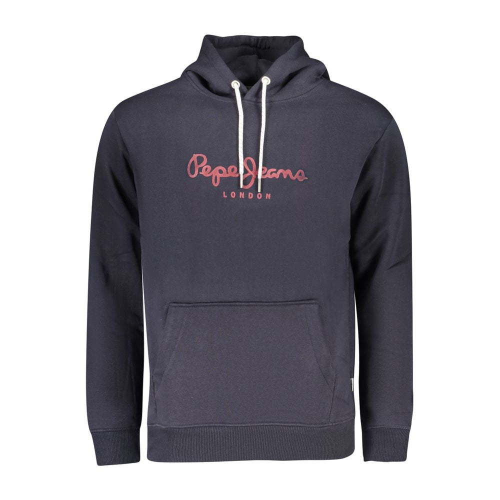 Blue Cotton Men's Sweatshirt