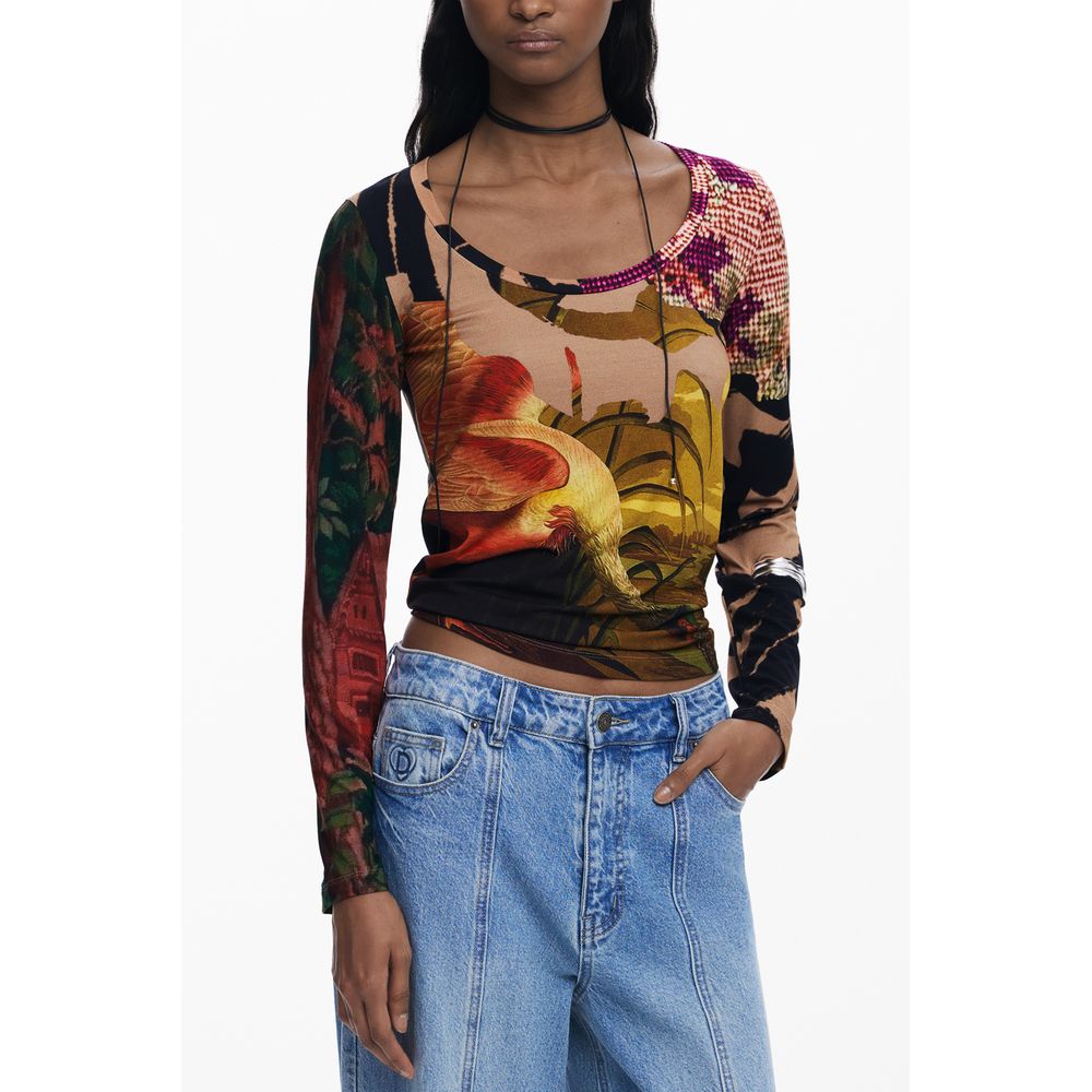 Marrone Viscosa Women T-Shirt