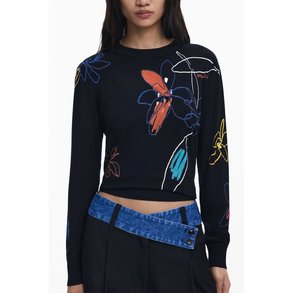 Black Viscosa Women's Jersey