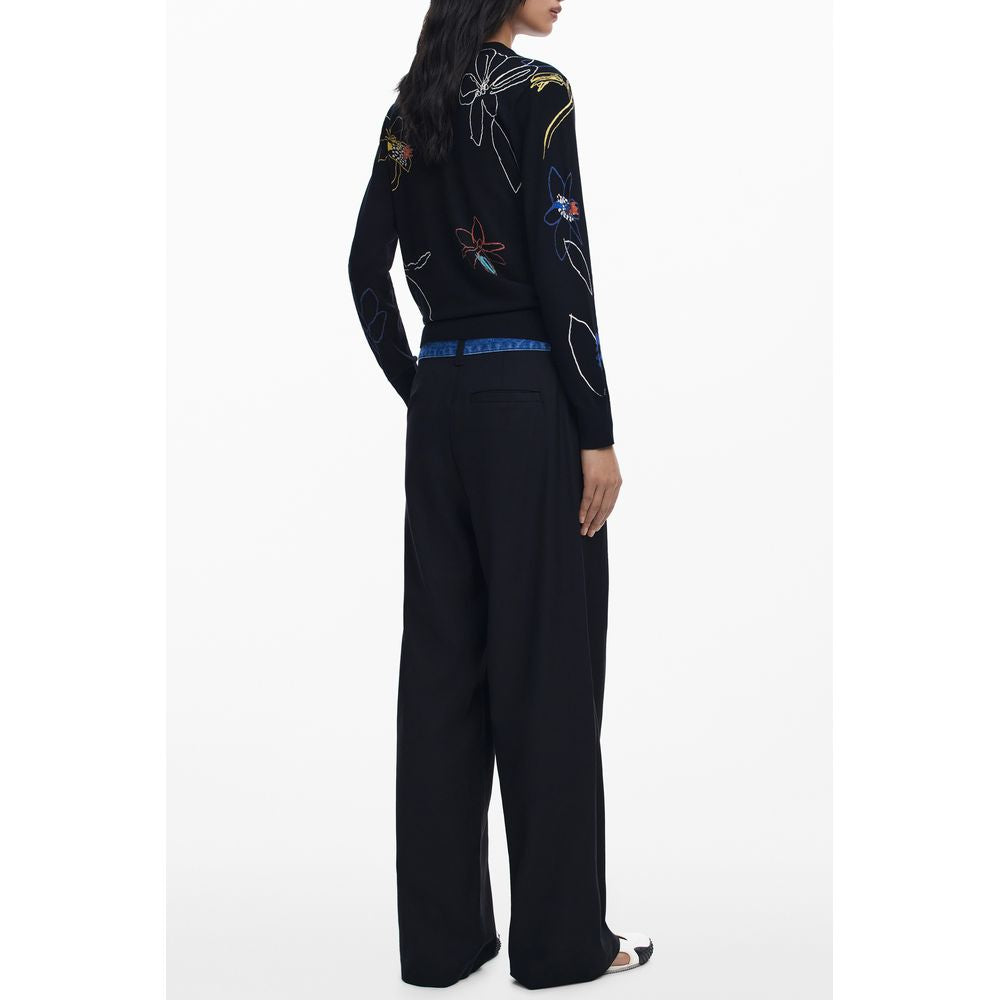 Black Viscosa Women's Jersey
