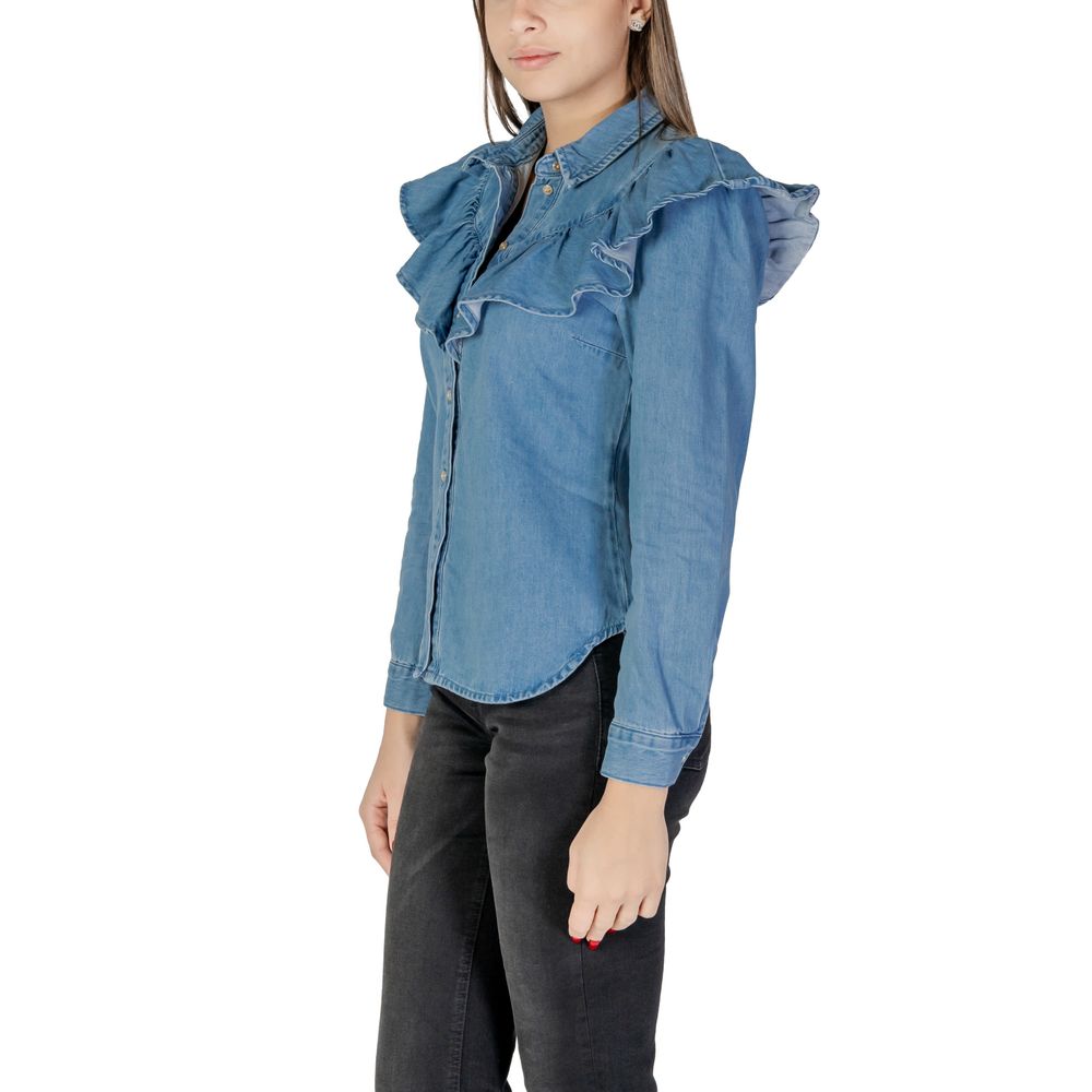 Blue Cotton Blouse