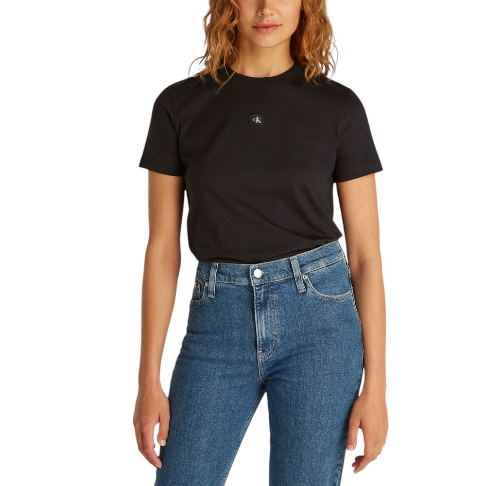Black Recycled Cotton T-Shirt