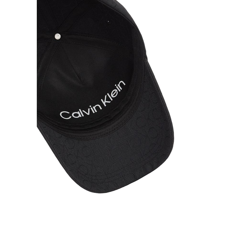 Black Recycled Polyester Cap (Baseball Hat)