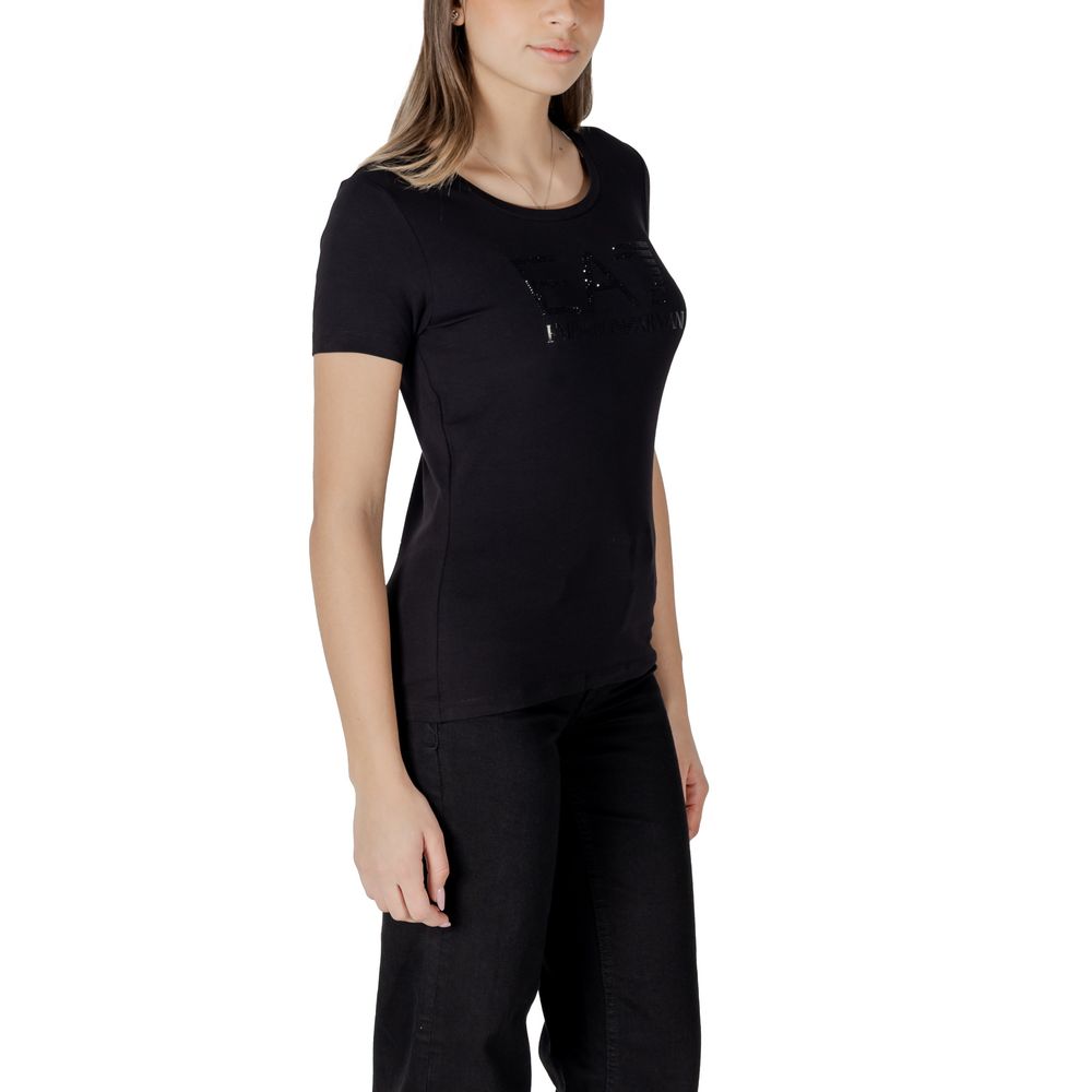 Black Cotton T-Shirt