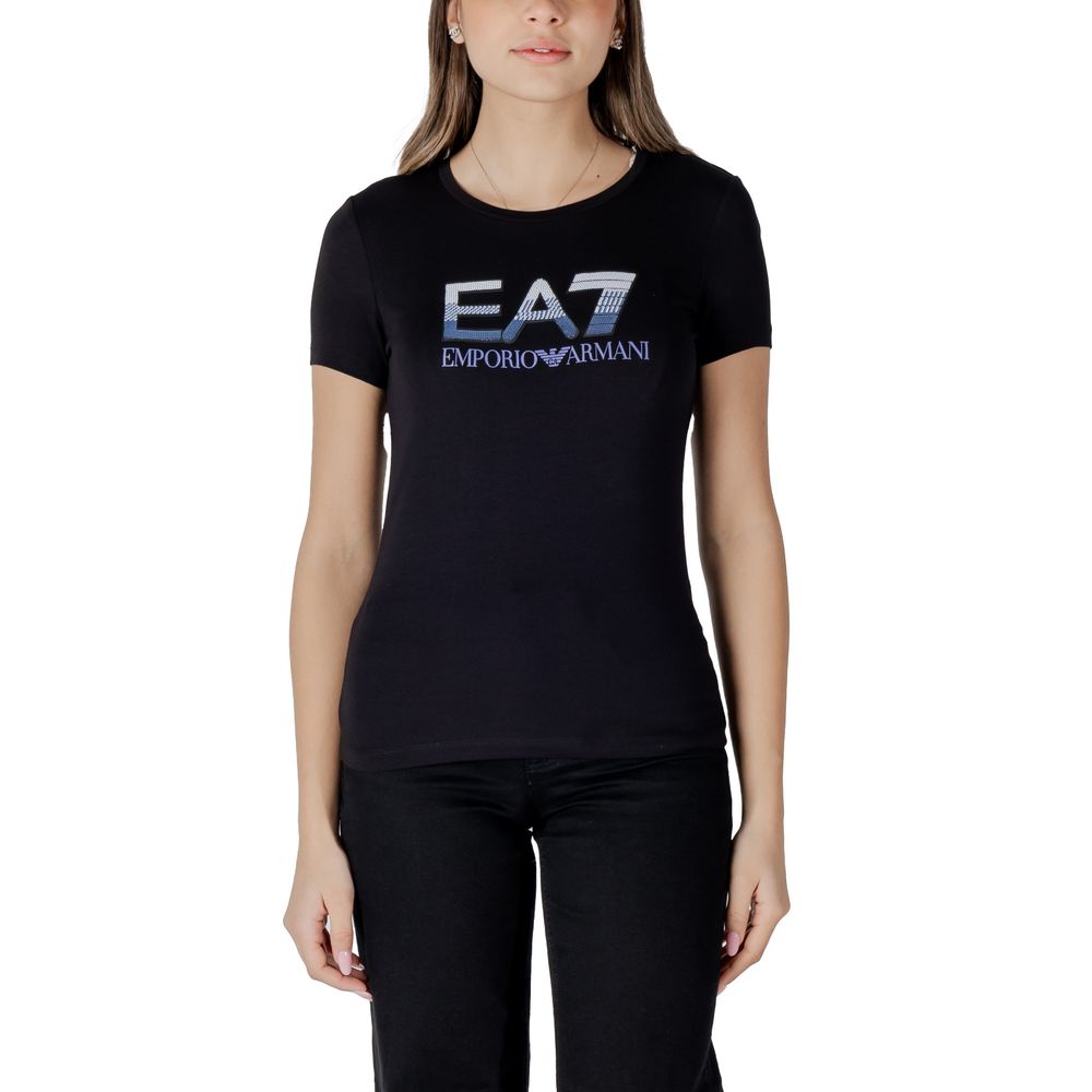 Black Cotton T-Shirt