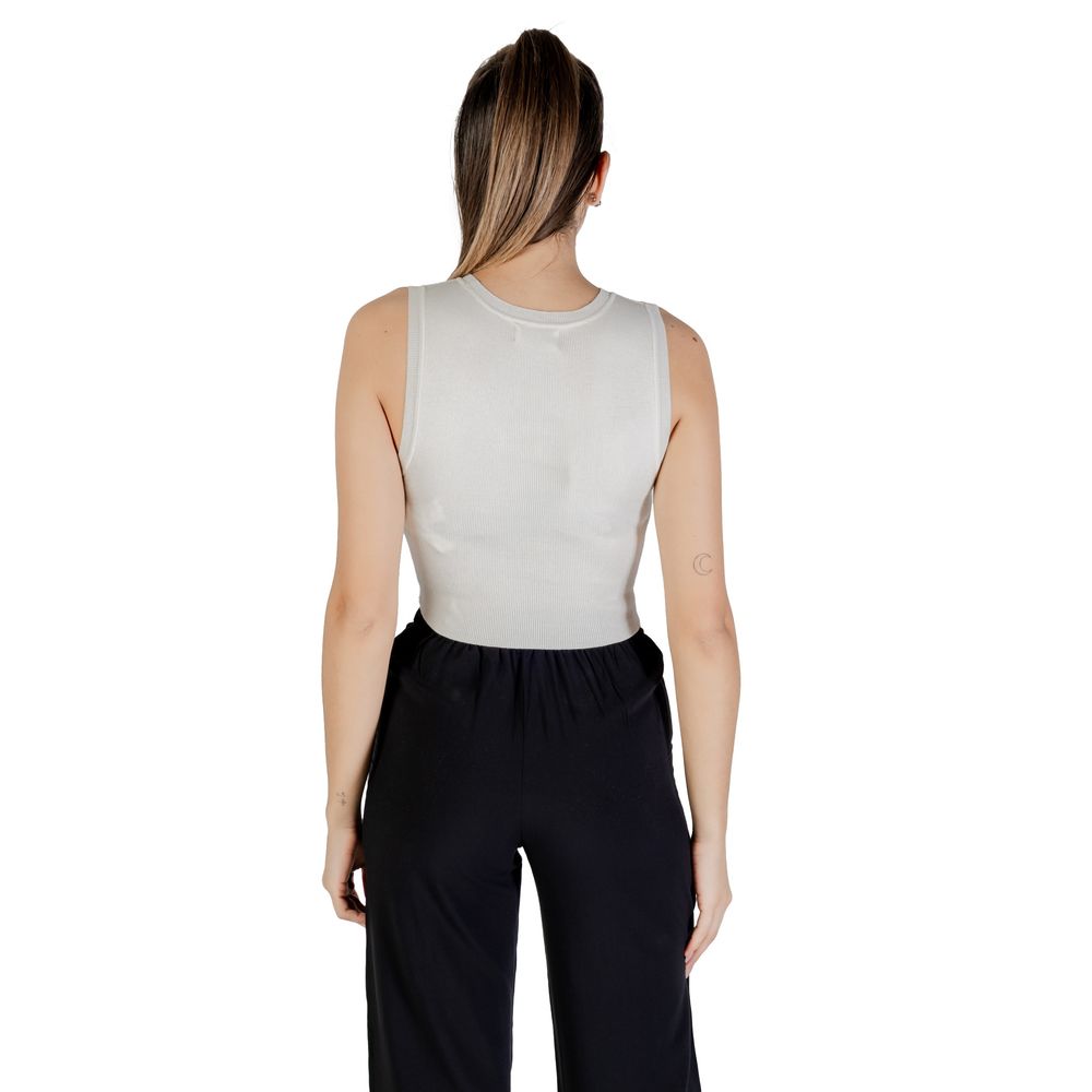 White Viscose Tank Tops