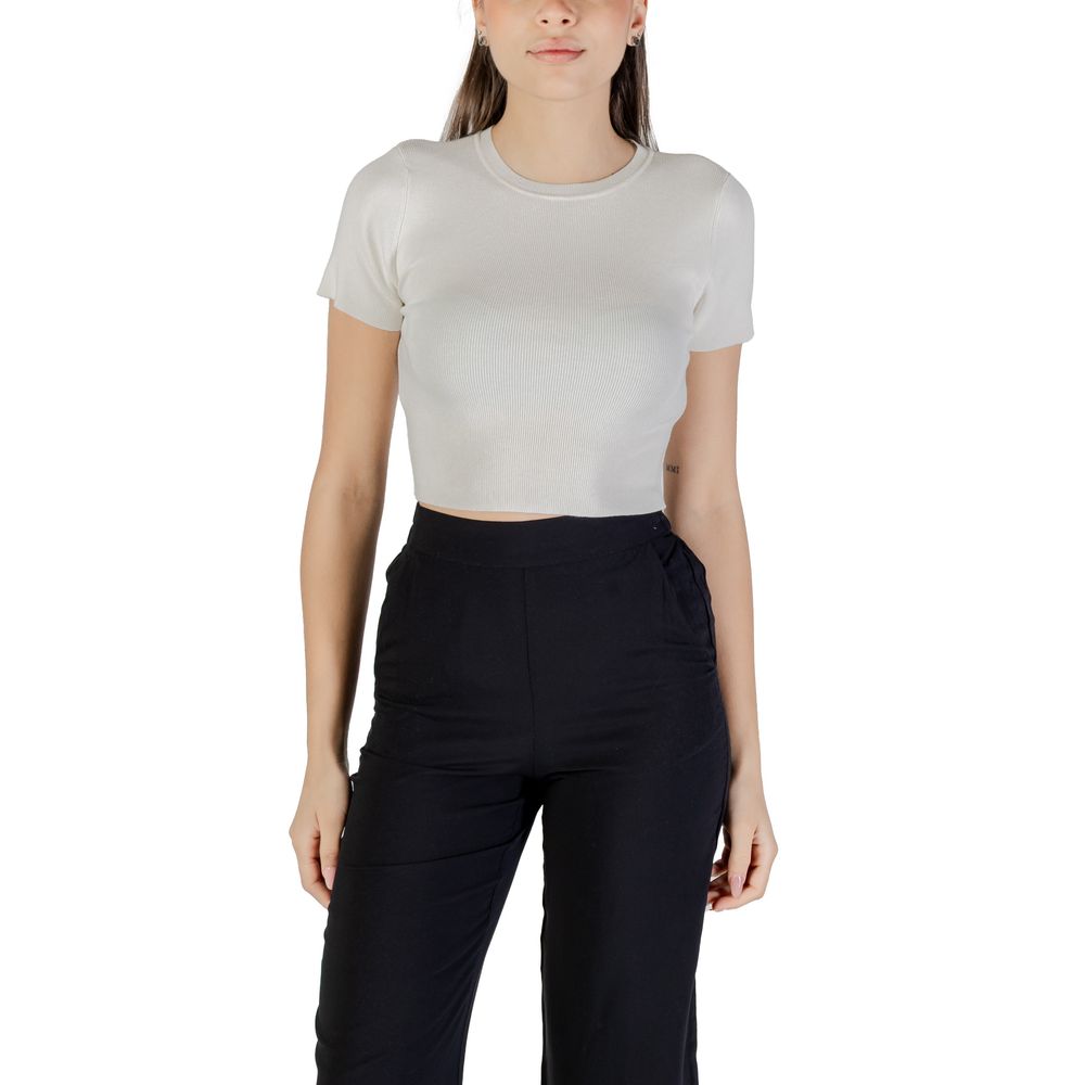 White Viscose Bodysuit