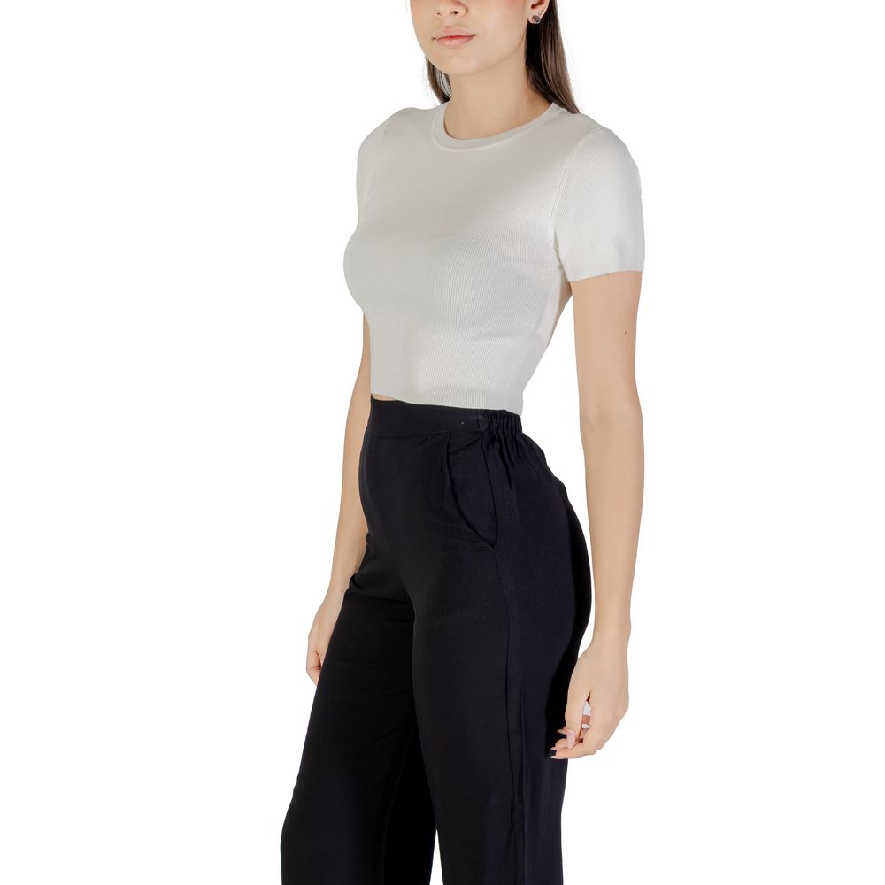 White Viscose Bodysuit