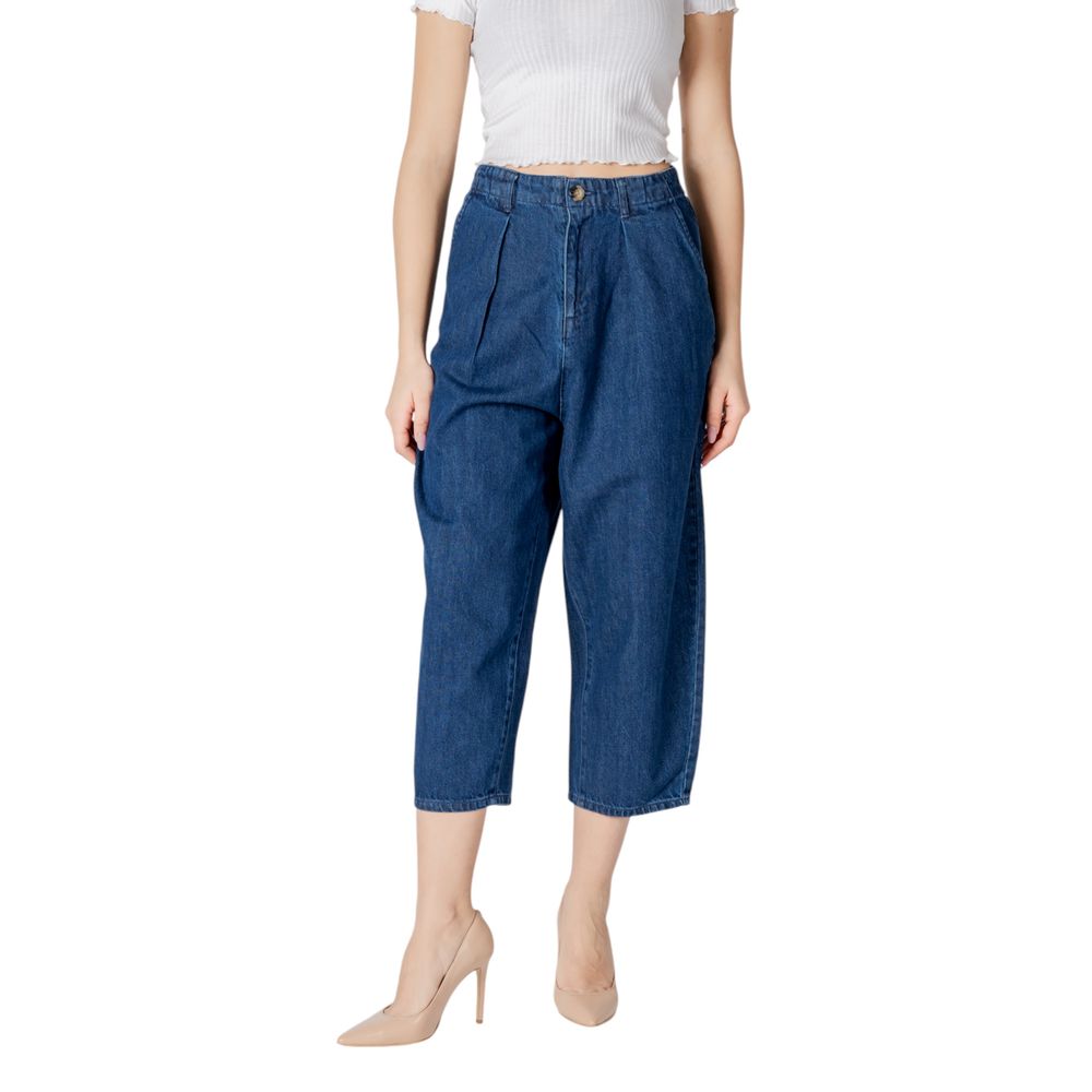 Blue Cotton Jeans Denim