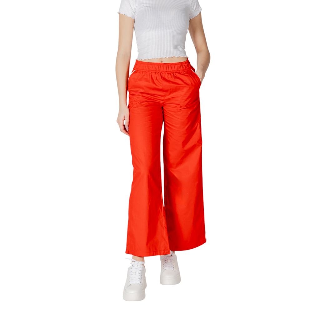Multicolor Cotton Casual Pants