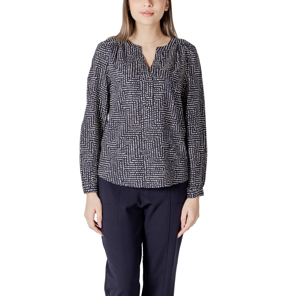 Blue Viscose Blouse