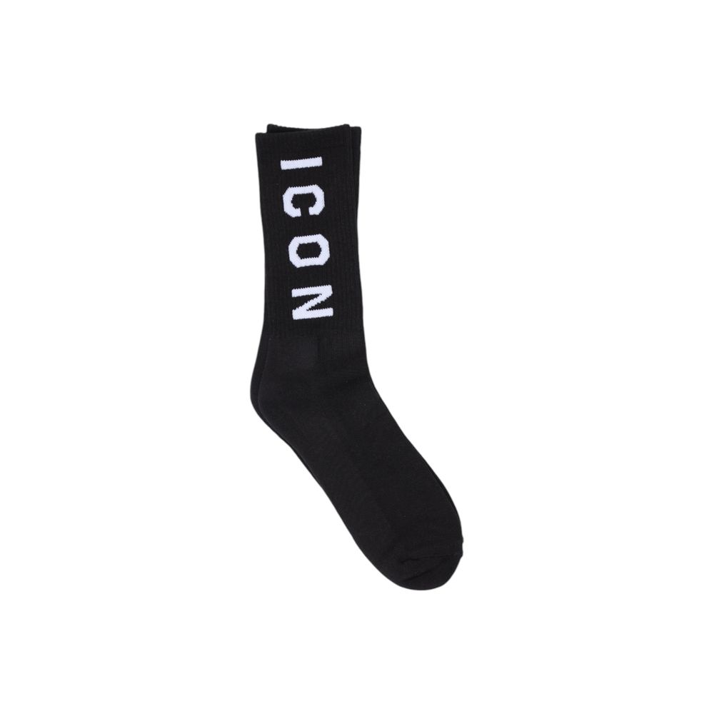 Black Cotton Socks