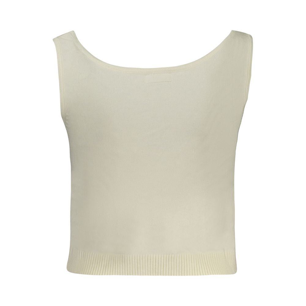 Bianco Poliestere Women Shirt