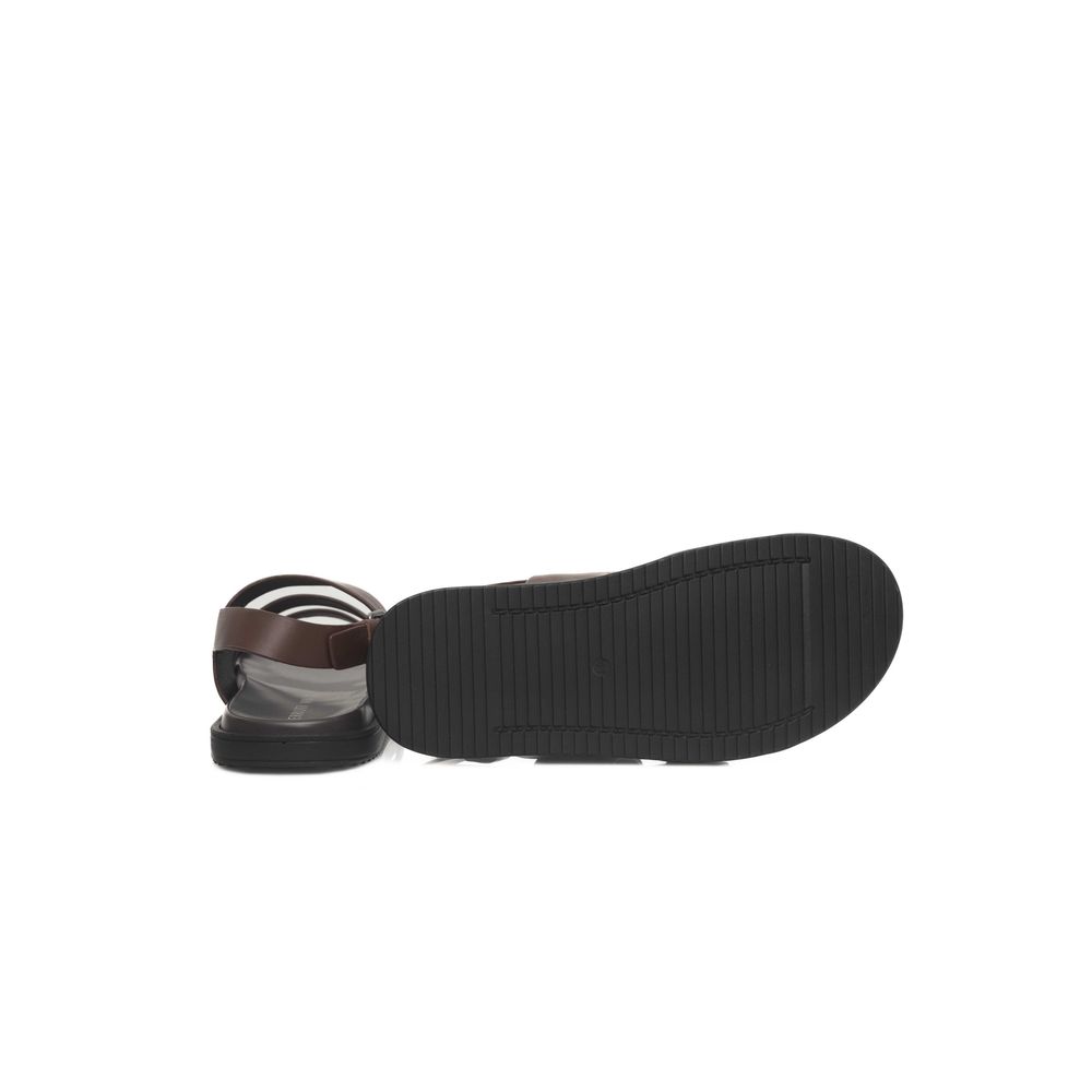 Brown Cowhide Men Sandal