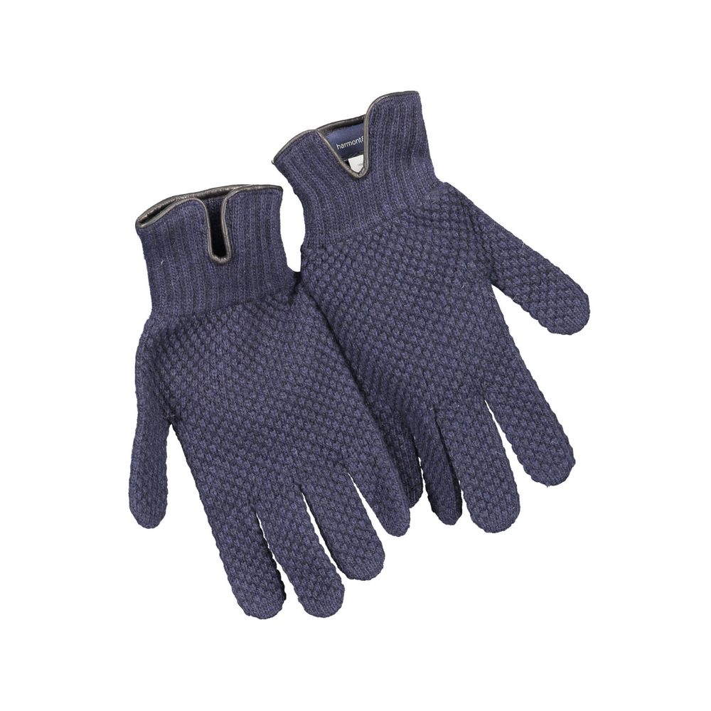 Navy Wool Men's Gloves