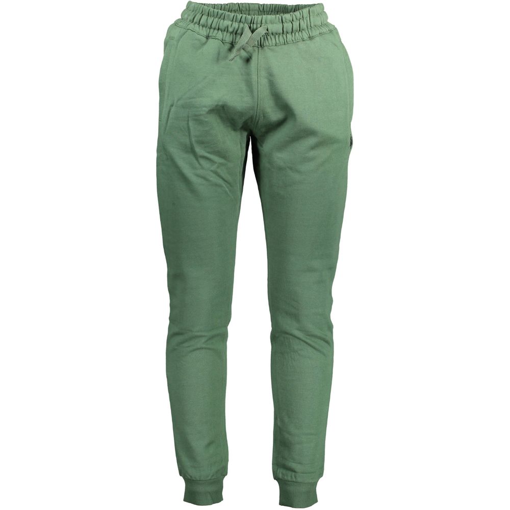 Green Cotton Men's Trousers