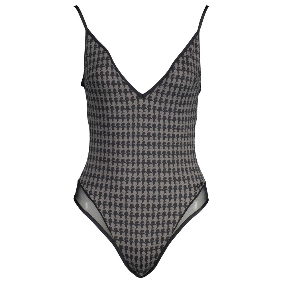 Black Polyamide Women's Swimsuit