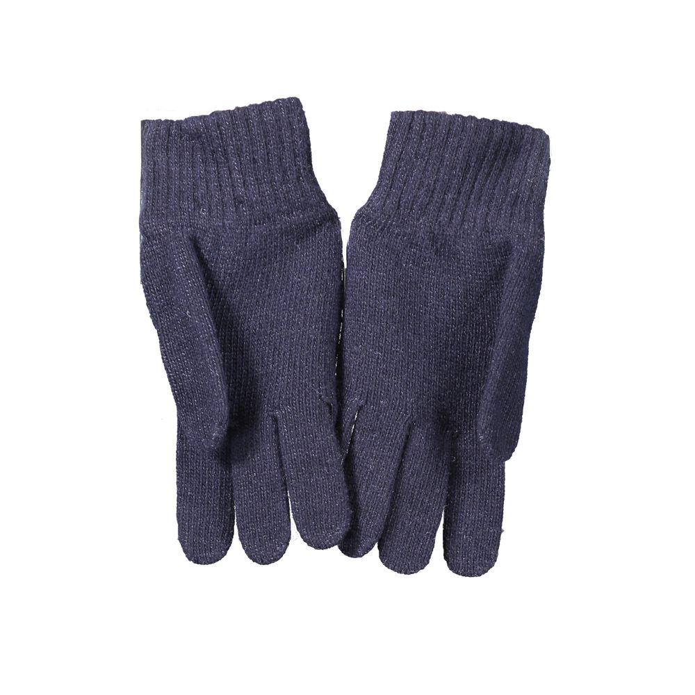 Blue Wool Men's Glove