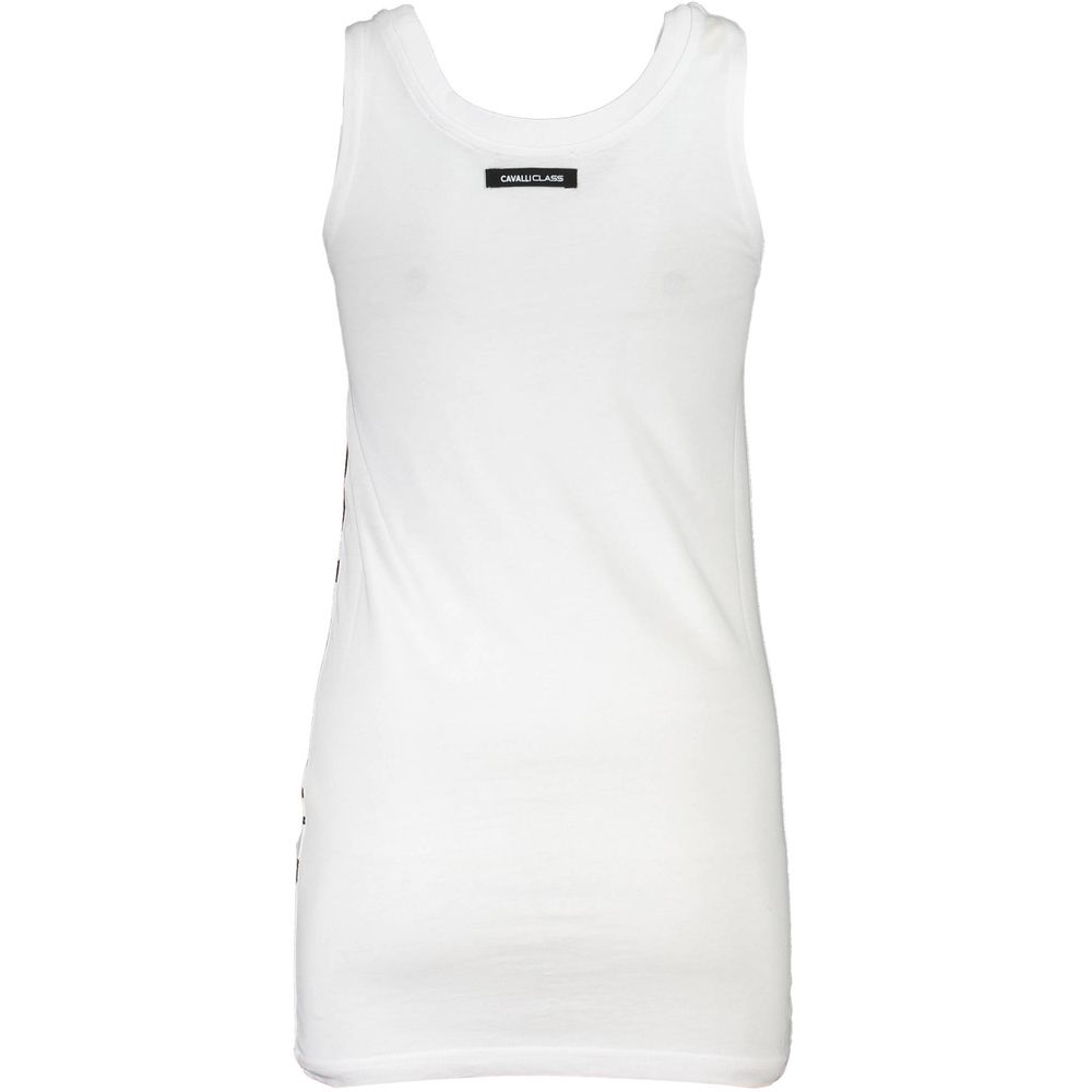 White Cotton Women Tank Top