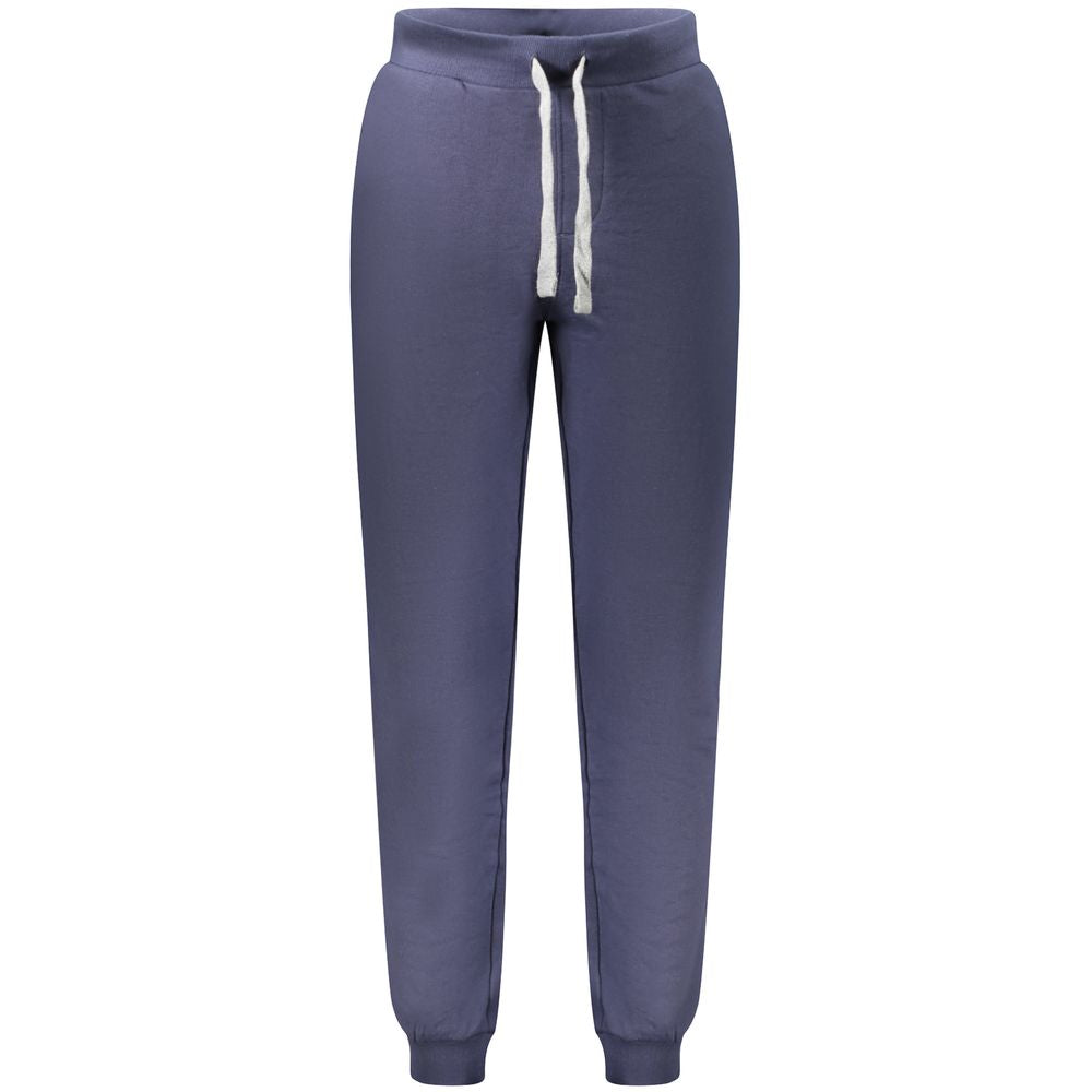 Blue Cotton Men's Sweatpant
