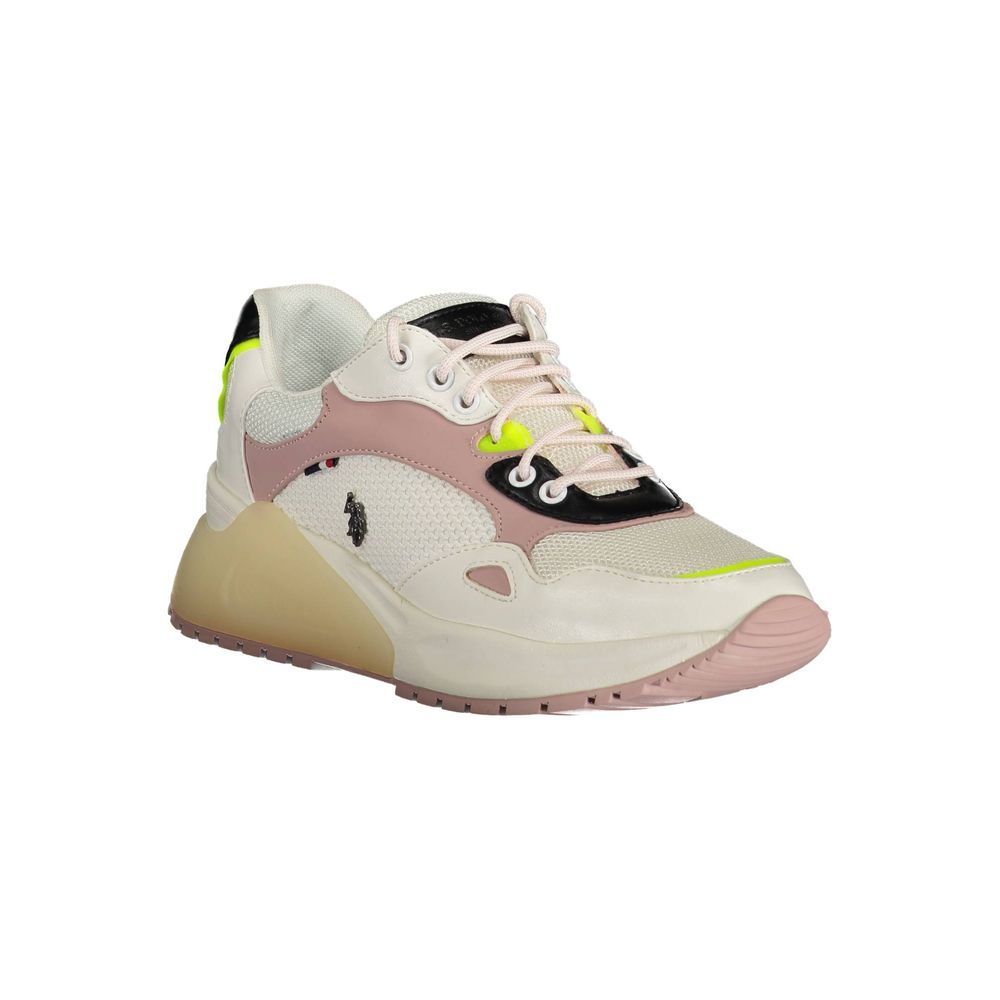White Eco Suede Women Sneaker