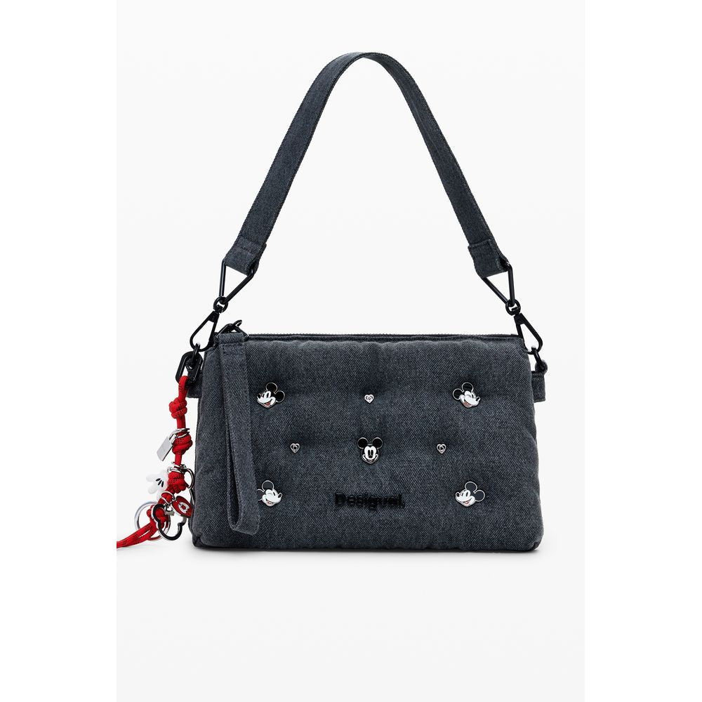 Grigio Polyester Women Handbag