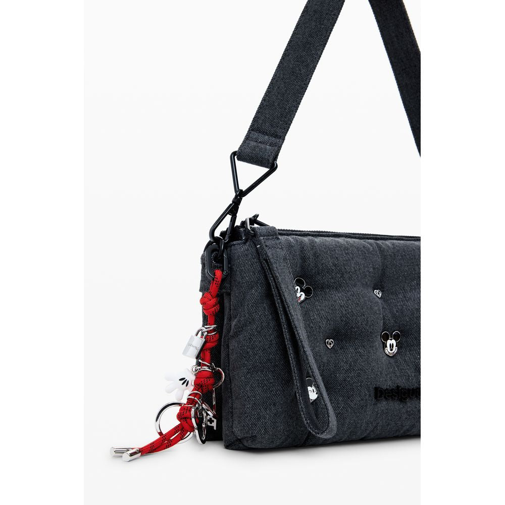 Grigio Polyester Women Handbag
