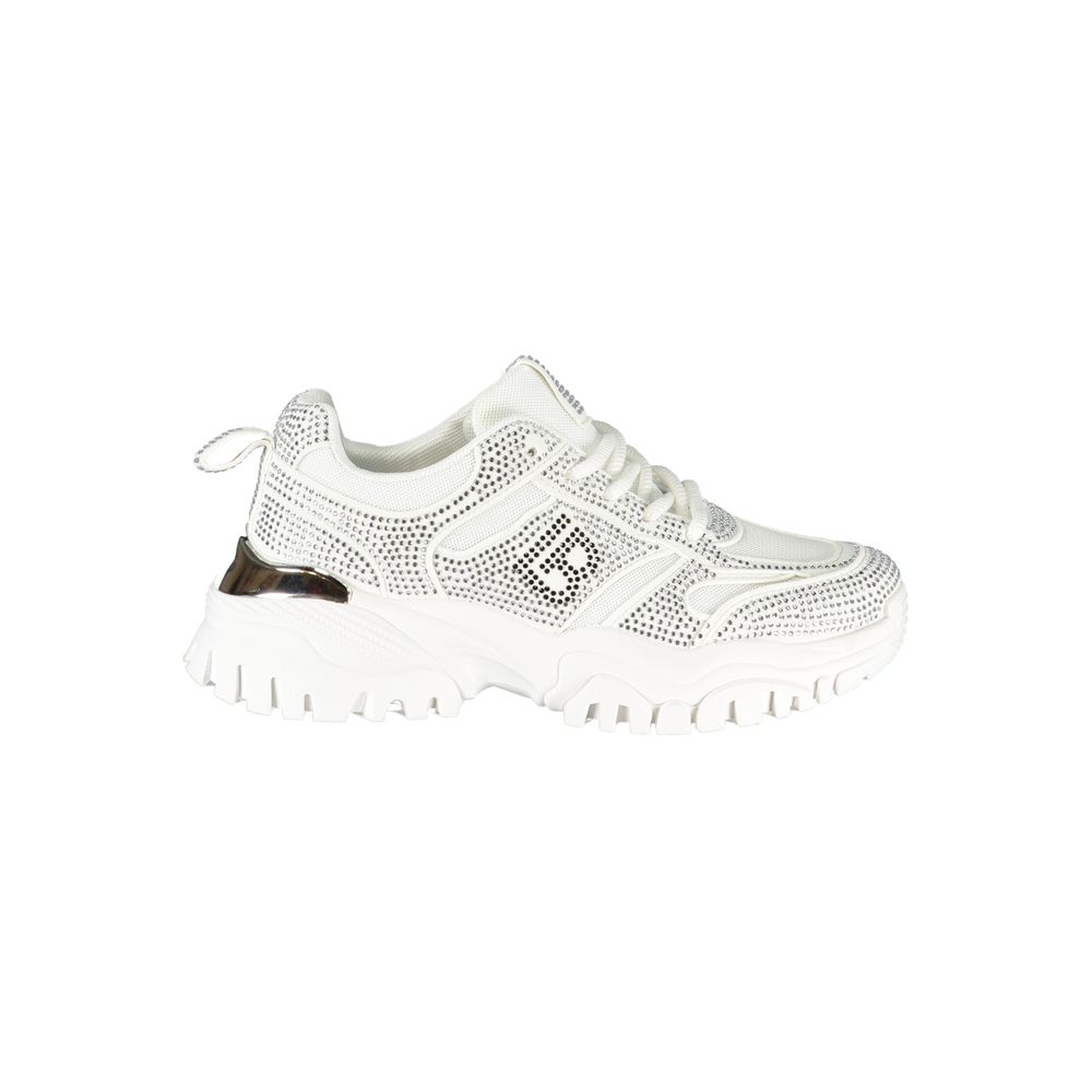 Bianco Polyurethane Women Sneaker