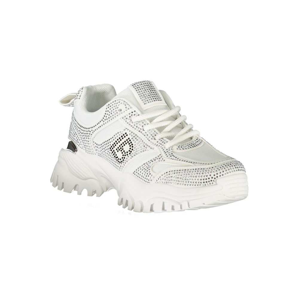 Bianco Polyurethane Women Sneaker