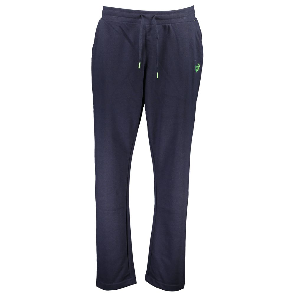 Blue Cotton Men's Sweatpant