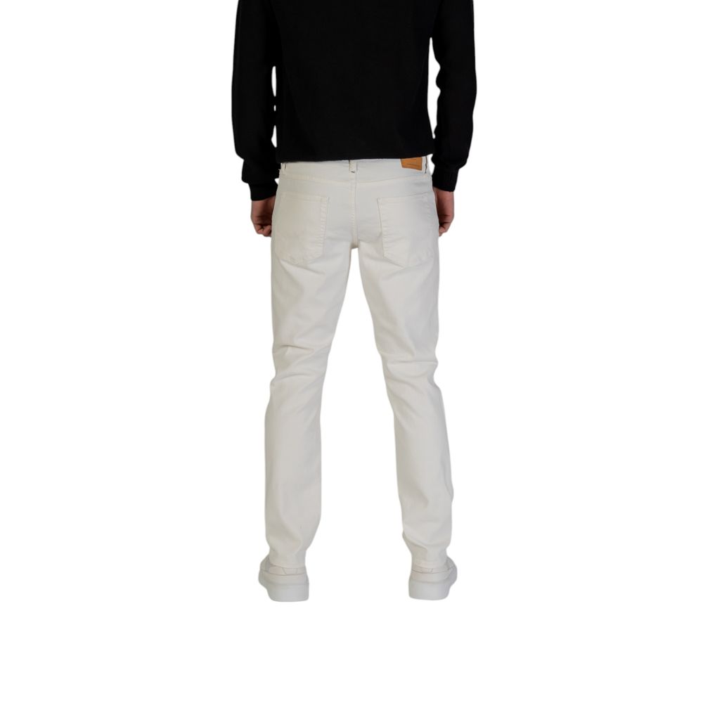 White Cotton Skinny Jeans