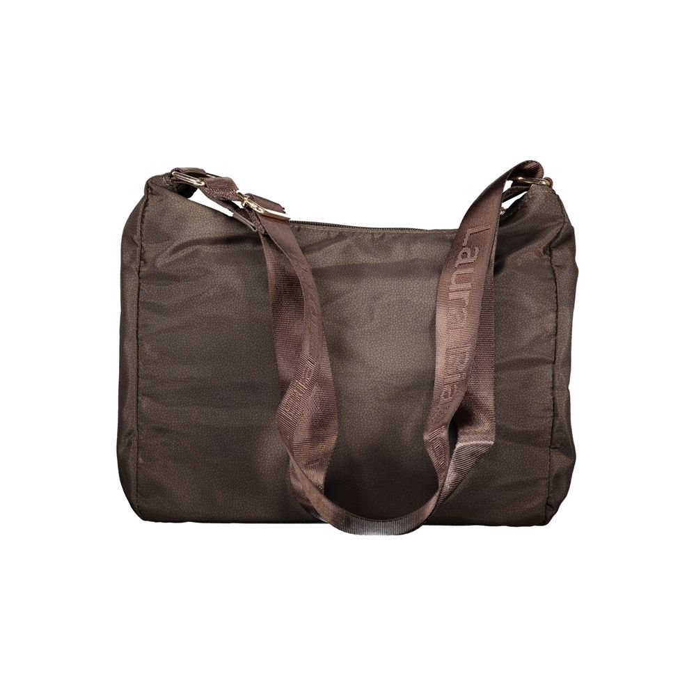 Marrone Polyester Women Handbag