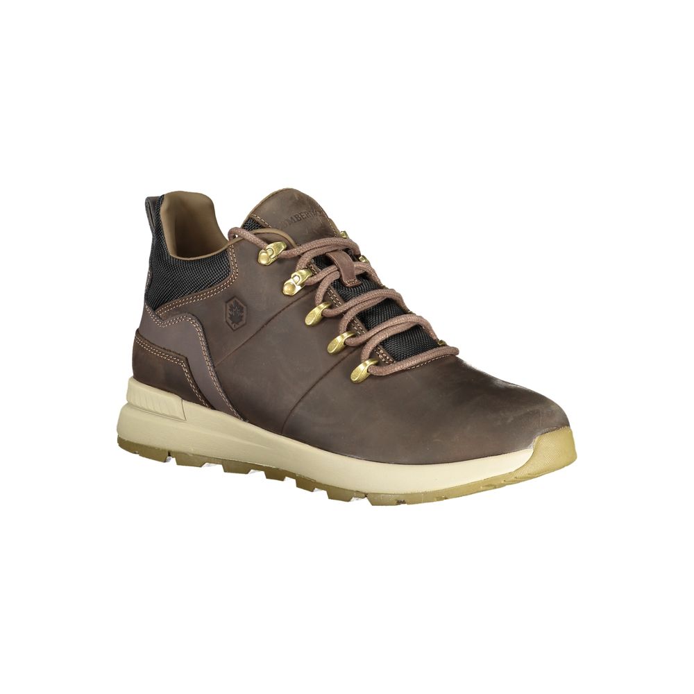 Marrone Leather Men Ankle Boot