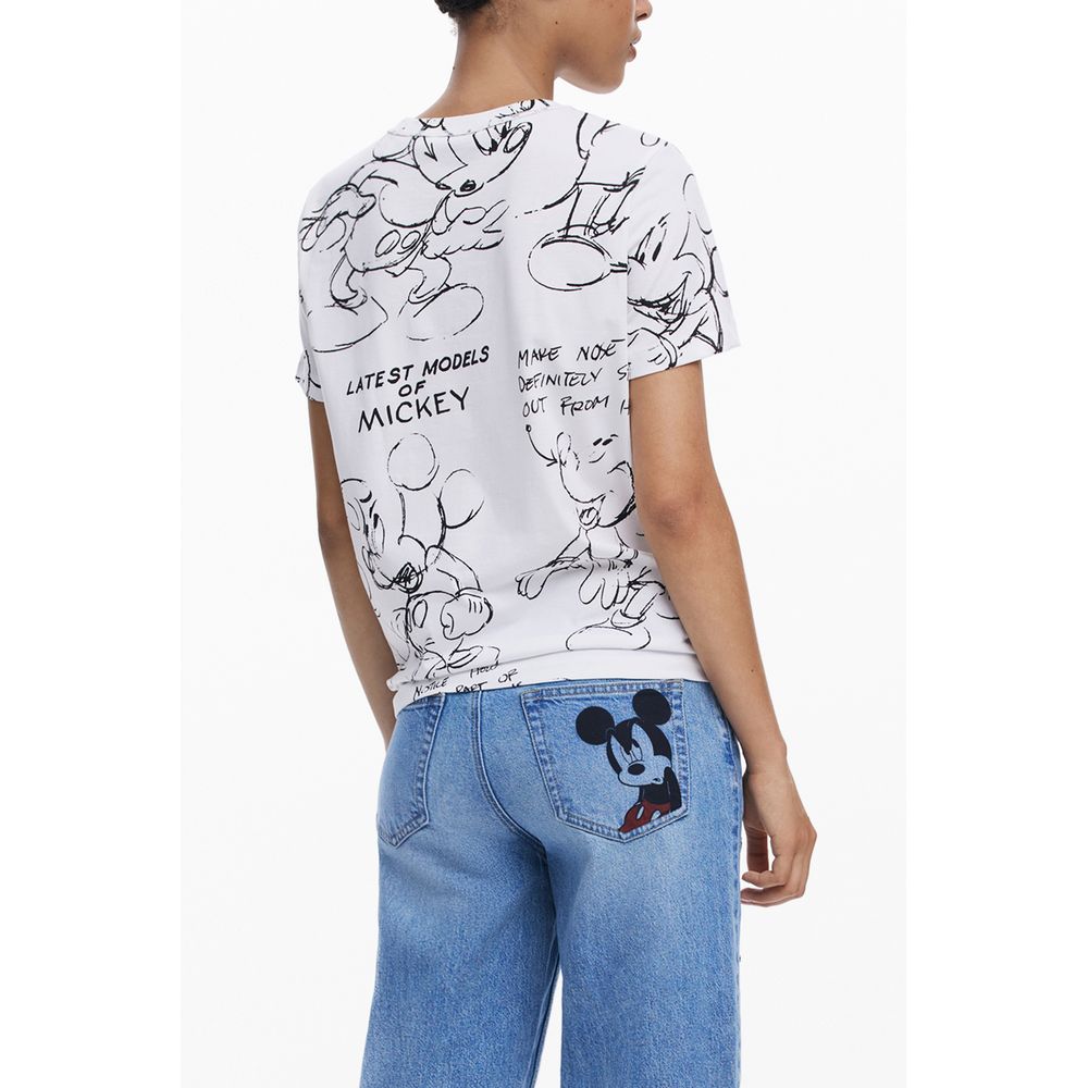 Bianco Cotton Women T-Shirt