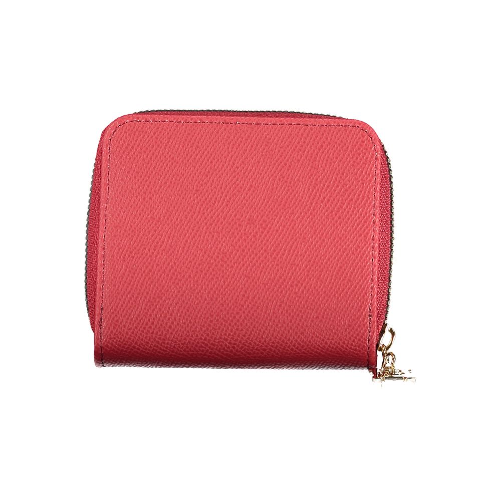 Rosso Polyurethane Women Wallet