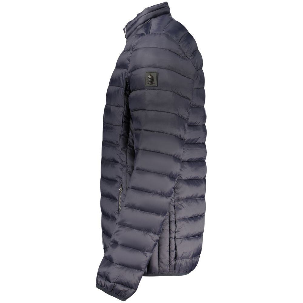 Blue Polyamide Men's Jacket