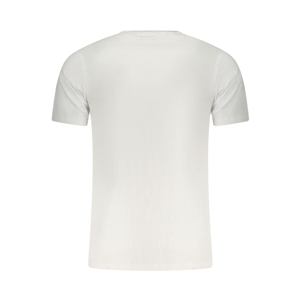 White Cotton Men's Underwear T-Shirt