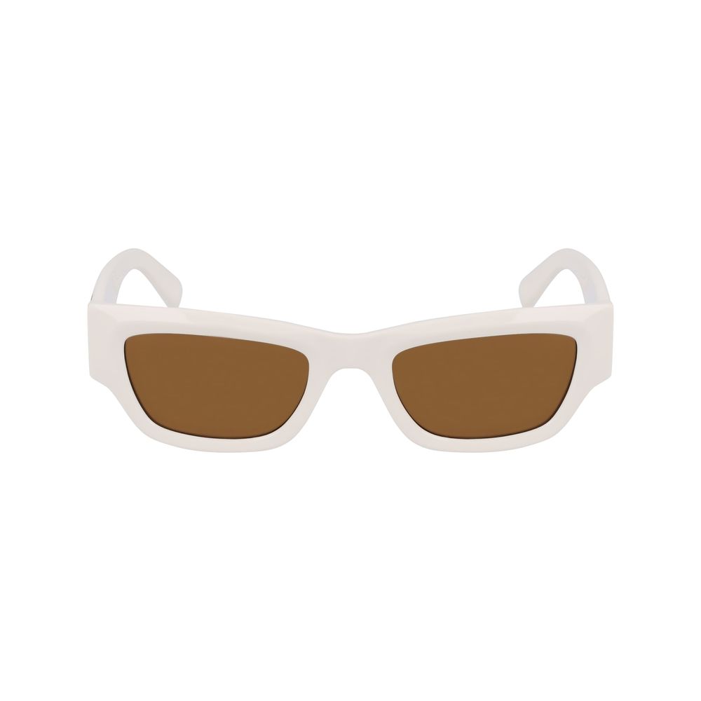 White Injected Sunglasses