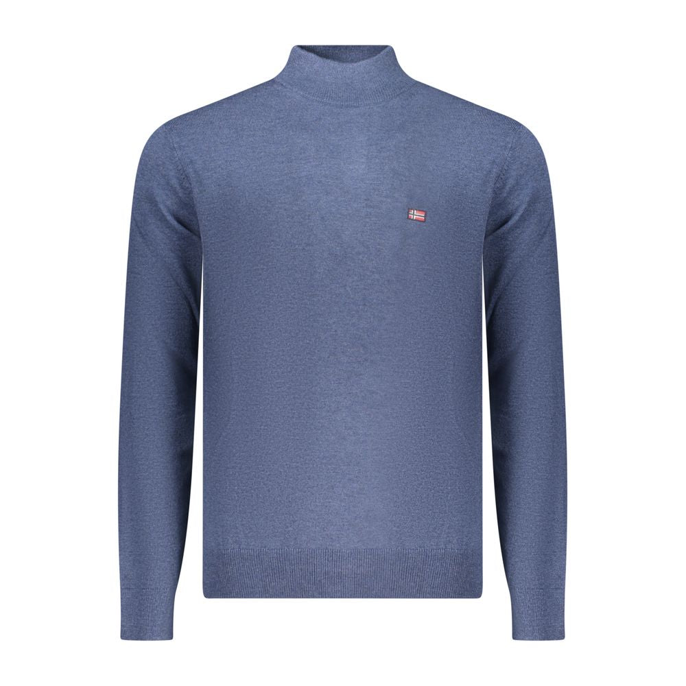 Blue Wool Men's Sweater