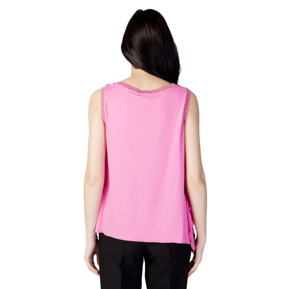 Multicolor Polyester Tank Tops