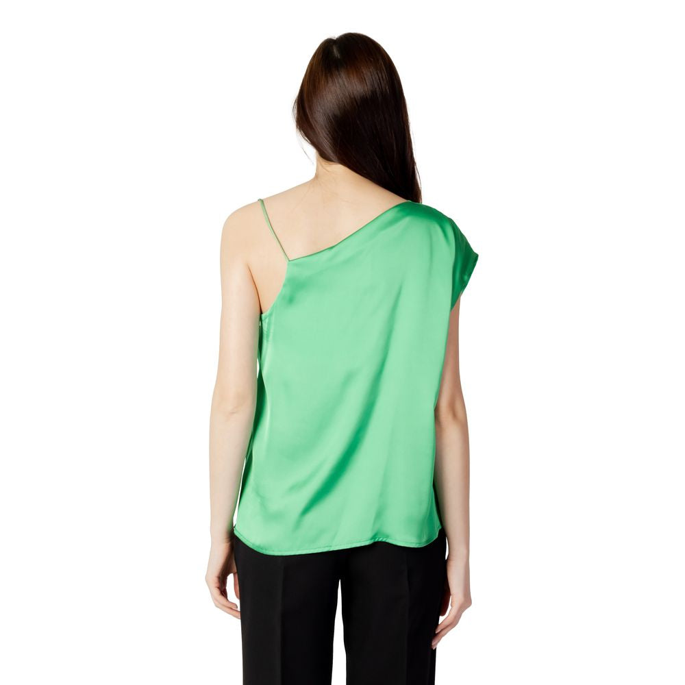 Green Polyester Tank Tops