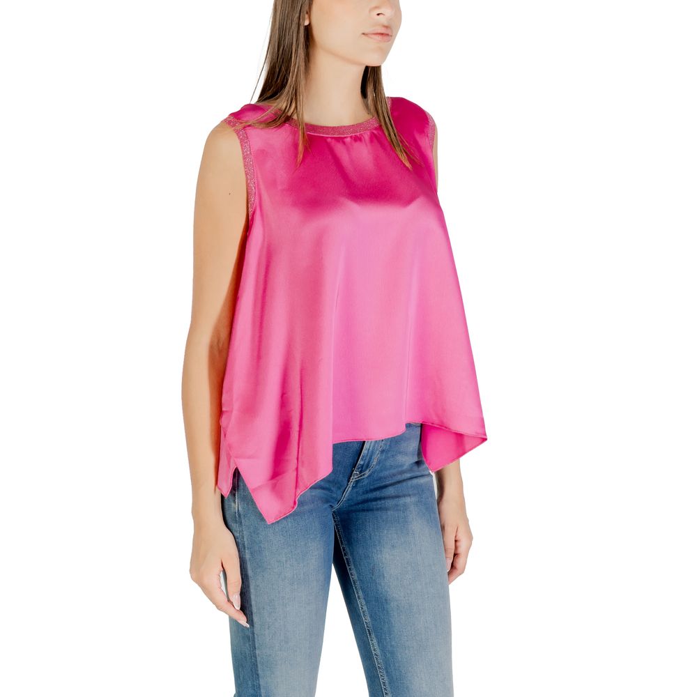 Multicolor Polyester Tank Tops