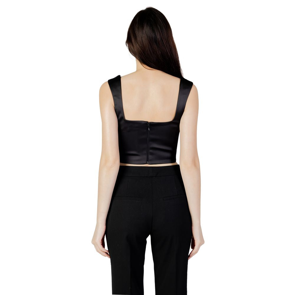 Black Polyester Top